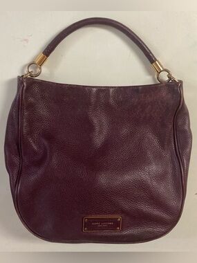 MARC JACOBS Deep Purple Hobo Purse